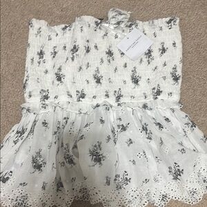 Floral Smocked Tube Top